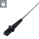connektgear 2m Duplex Fibre Optic Multi-Mode Cable OM1 62.5/125 Micron MT to SC Grey 10-14 working days non cancellable non returnable