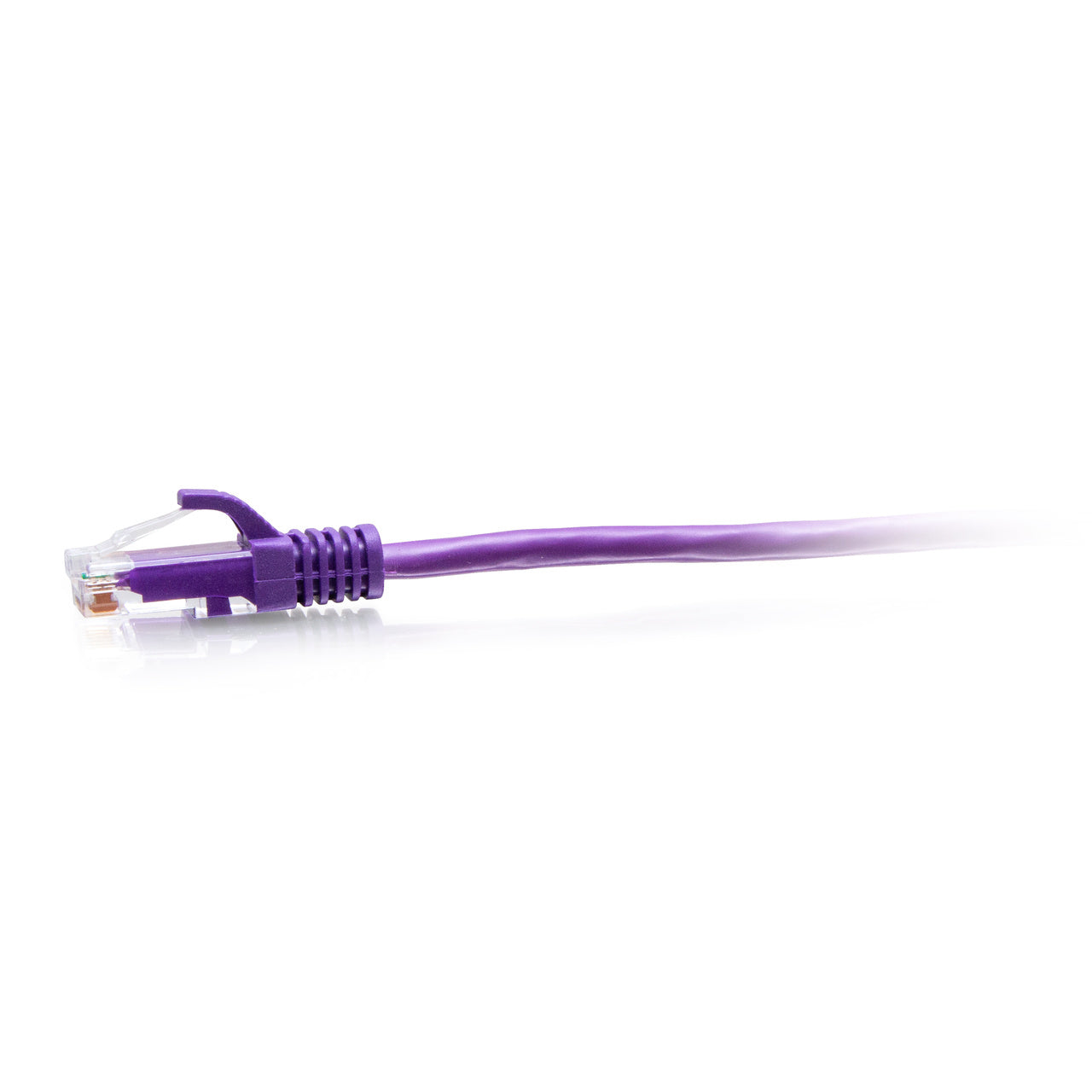 2.1m Cat6a Snagless Unshielded (UTP) Slim Ethernet Patch Cable - Purple