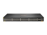 HPE Aruba Networking Aruba 6300F 48-port 1GbE Class 4 PoE & 4-port SFP56 Managed L3 Gigabit Ethernet (10/100/1000) Power over Ethernet (PoE) 1U Grey