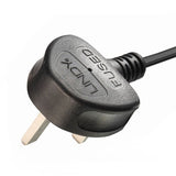 Lindy 2m Mains UK 3 Pin Plug to Hot Conditioned IEC C15 Power Cable  Kettle Lead
