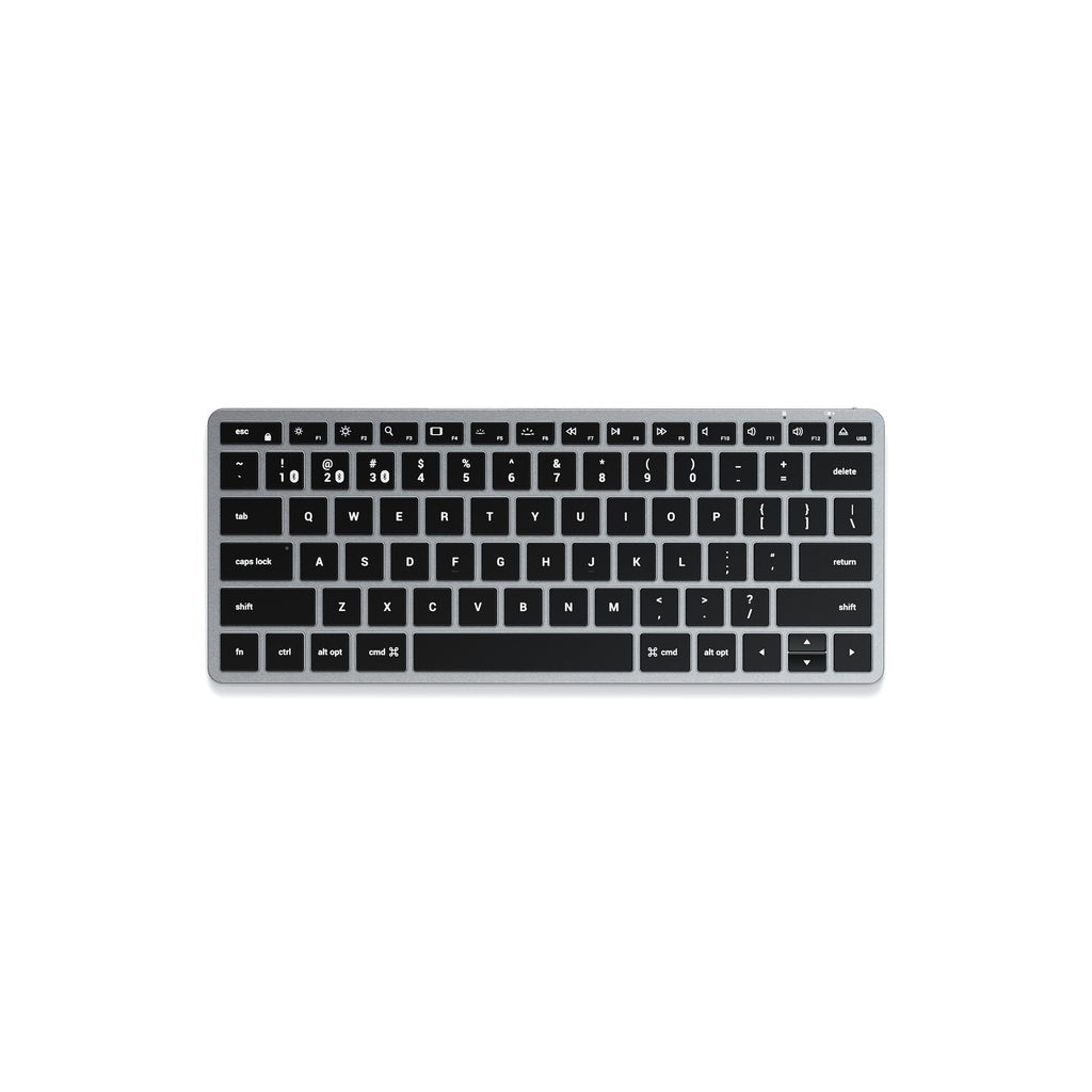 Satechi Slim X1 keyboard Office Bluetooth QWERTY UK English Black, Grey  - Data Input Devices - Satechi