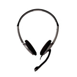 V7 HA212-2EP headphones/headset Wired Head-band Calls/Music Black, Silver