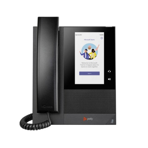 HP Poly CCX 400 Business Media Phone for Microsoft Teams and PoE-enabled GSA/TAA