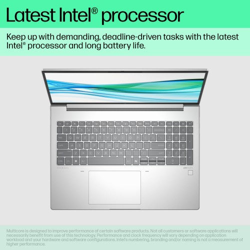 HP ProBook 460 G11 Intel Core Ultra 7 155U Laptop 40.6 cm (16") WUXGA 16 GB DDR5-SDRAM 512 GB SSD Wi-Fi 6E (802.11ax) Windows 11 Pro AI PC Silver