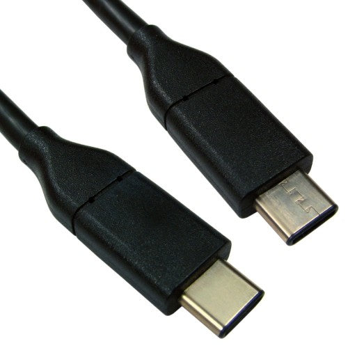 Cables Direct USB C/USB C 1m USB cable USB 3.2 Gen 2 (3.1 Gen 2) Black