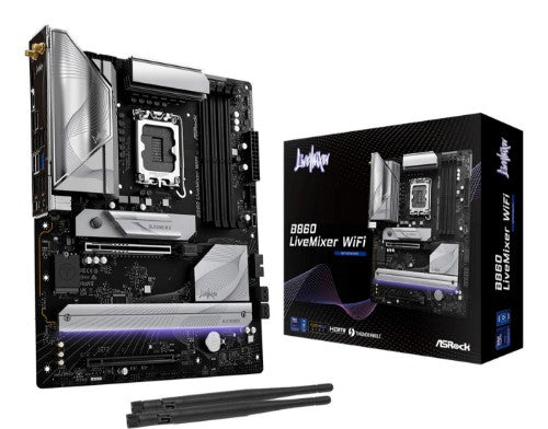 Asrock B860 LiveMixer WiFi Intel B860 LGA 1851 (Socket V1) ATX