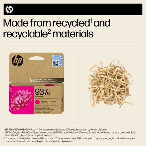 HP 4S6W7NE/937E Printhead cartridge magenta Evomore, 1.65K pages ISO/IEC 19752 for HP OJ Pro 9100/e