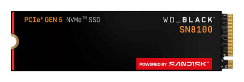 Sandisk WD Black SN8100 - SSD - encrypted - 8 TB - internal - M.2 2280 - PCI Express 5.0 x4 (NVMe) - TCG Opal Encryption 2.02