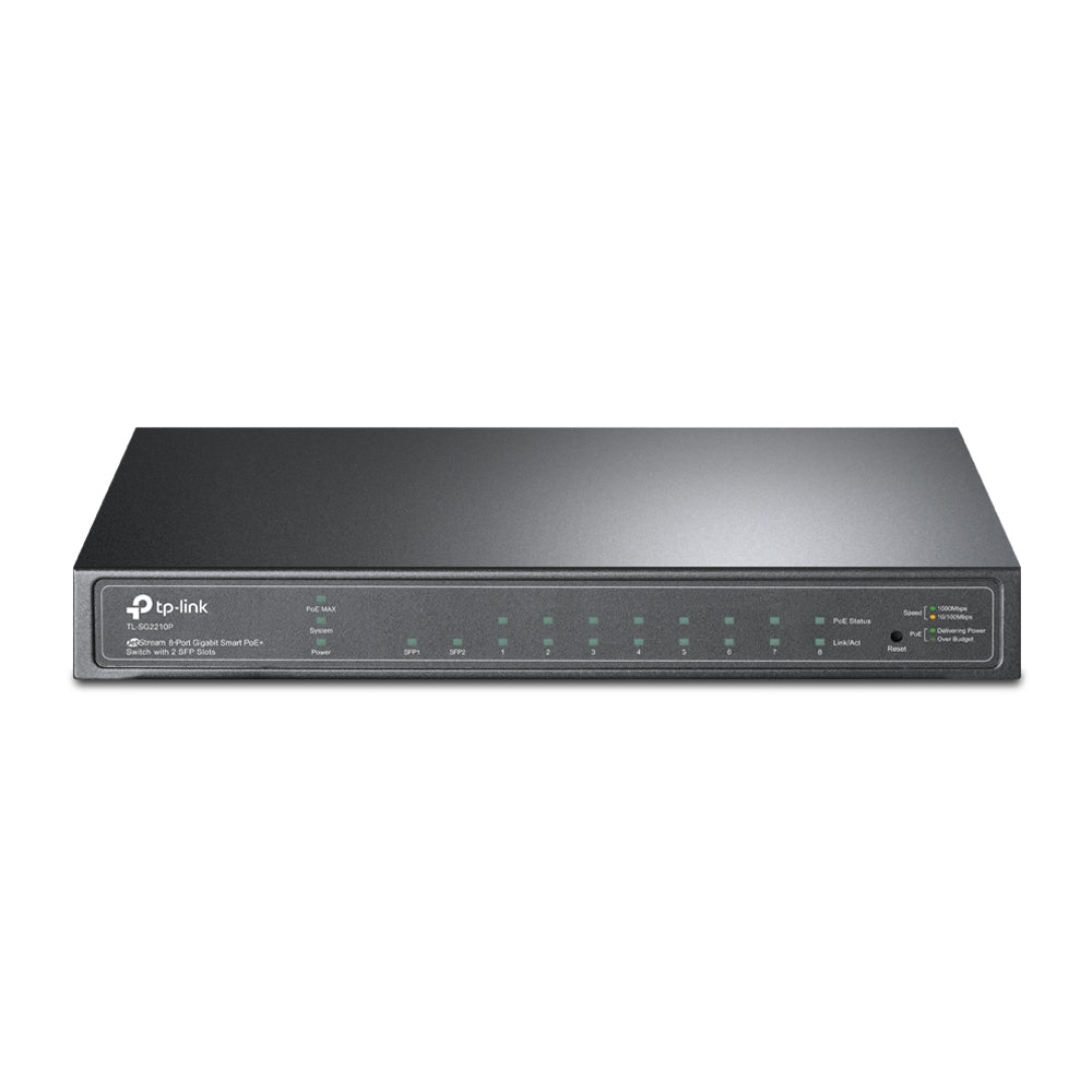 TP-Link JetStream 10-Port Gigabit Smart Switch with 8-Port PoE+  - Networking - TP-LINK