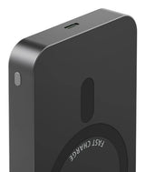 Hama Qi2 Wireless Power Pack, 10000 mAh, Magnetic, Inductive Charging, anthracite