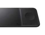 Samsung Wireless Charger Trio Headset, Smartphone, Smartwatch Black USB Wireless charging Fast charging Indoor