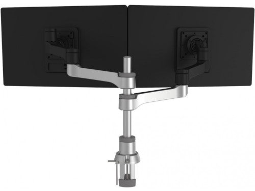 R-Go Tools Monitor arm R-Go Zepher Dual, for two monitors, fully adjustable, 0- 8 kg load capacity, 100% circular, black