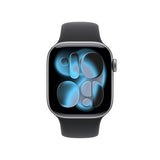 Apple Watch Series 11 GPS 42mm Space Grey Aluminium Case with Black Sport Band - M/L