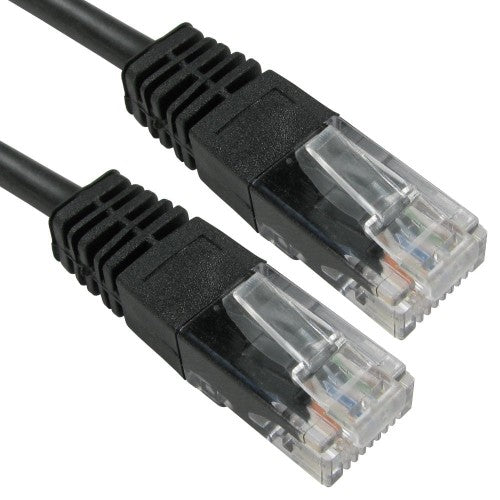 Cables Direct URT-600K networking cable Black 0.5 m Cat5e U/UTP (UTP)