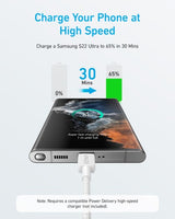 Anker A81F7G21 USB cable 3 m USB C White