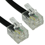 Cables Direct RJ-11, 3m Black