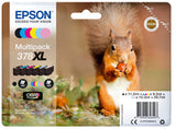 Epson C13T37984010/378XL Ink cartridge multi pack Bk,C,M,Y,LC,LM high-capacity 11,2ml 3x9,3ml 2x10,3ml Pack=6 for Epson XP 8000