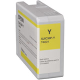 Epson C13T44C440/SJIC-36-P-Y Ink cartridge yellow 80ml for Epson ColorWorks C 6000