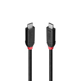 Lindy 2m USB4 240W Type C Cable, Black Line