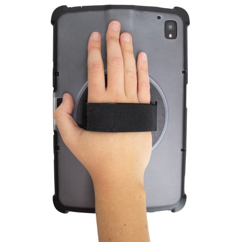 InfoCase FM-SNP-ET4X8-RHS tablet case 20.3 cm (8") Cover Black, Transparent
