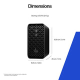 HP Z2 G1a Wolf Pro Security Edition Copilot+ PC AMD Ryzen AI Max PRO PRO 385 32 GB LPDDR5x-SDRAM 512 GB SSD Windows 11 Pro Mini PC Workstation AI Workstation, AI PC Black