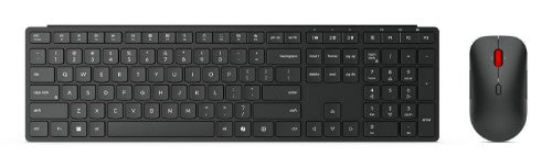 Lenovo 4X31S04814 keyboard Mouse included Office RF Wireless + Bluetooth German Black