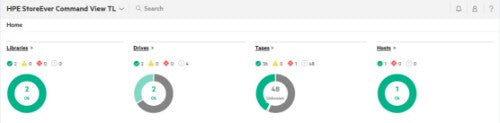 HPE StoreEver MSL6480 Command View TL E-LTU