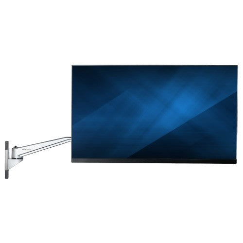 StarTech.com Wall Mount Monitor Arm - Articulating Ergonomic VESA Wall Mount Monitor Arm - 20" (52cm) Long - Single Display up to 34 inch - Swivel/Tilt/Rotate - Adjustable Screen Mount