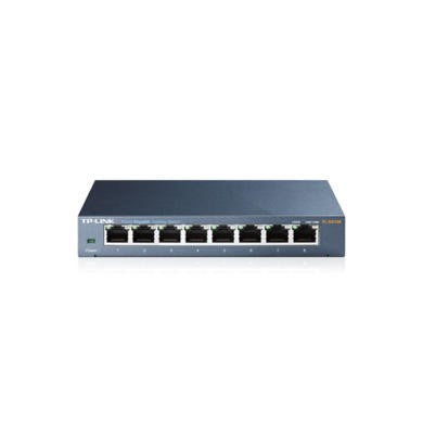 TP-Link TL-SG108 network switch Unmanaged L2 Gigabit Ethernet (10/100/1000) Black