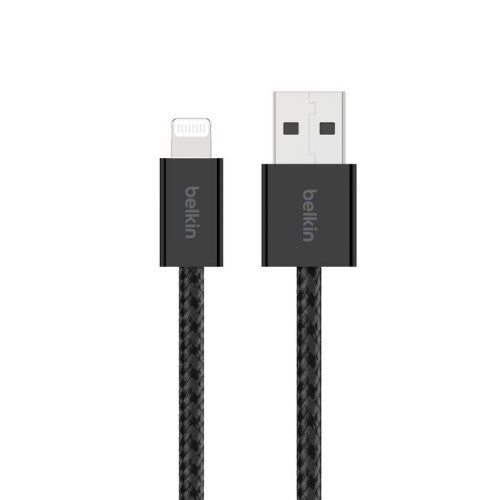 Belkin BoostCharge USB cable USB 2.0 USB C USB C/Lightning Black