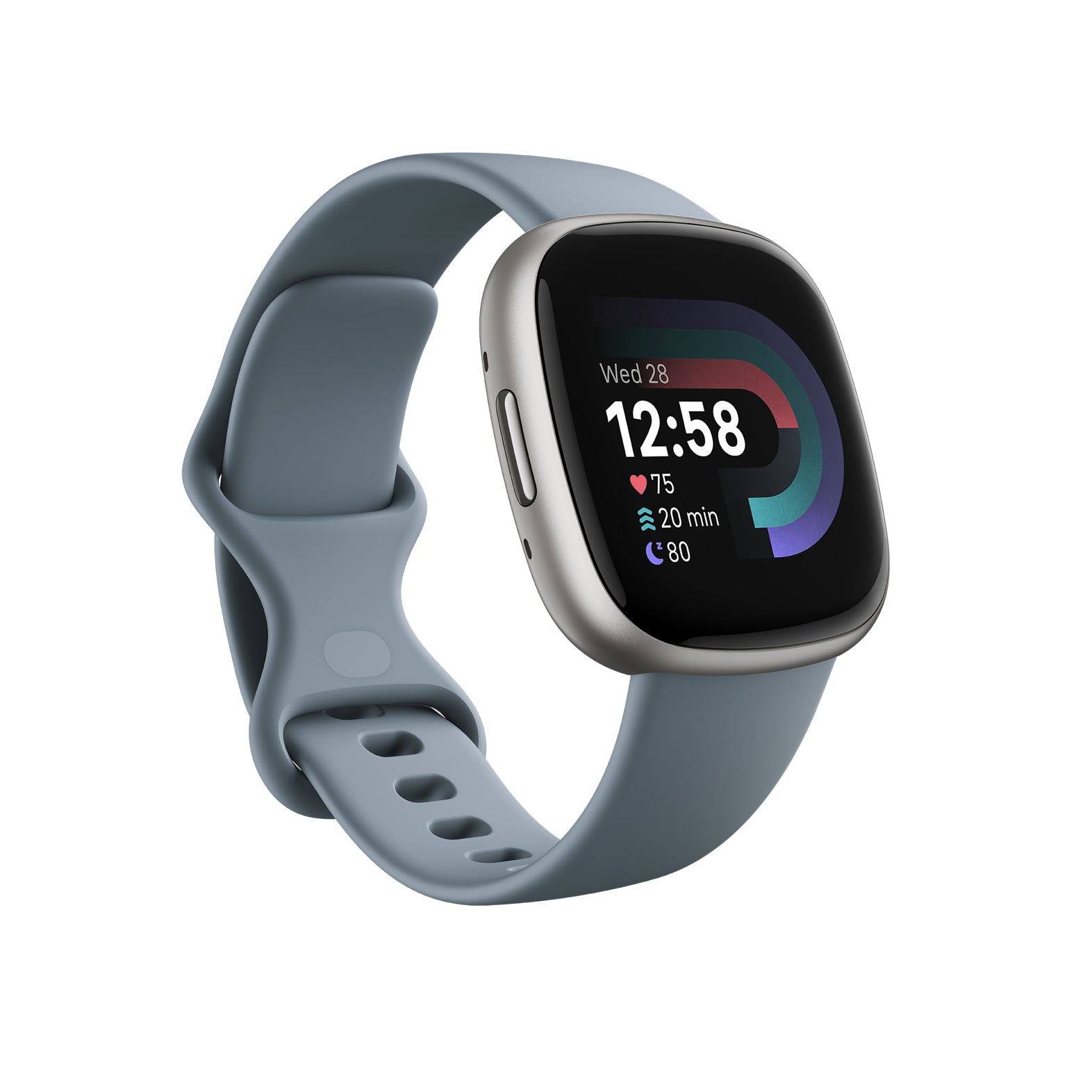 Fitbit Versa 4 Digital Touchscreen Platinum GPS (satellite)  - Telecom & Navigation - Fitbit