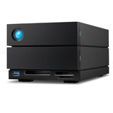 LaCie 2BIG DOCK disk array 40 TB Desktop Black