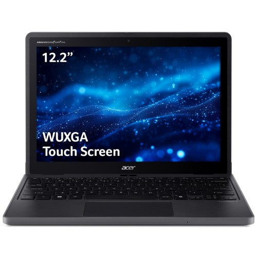 Acer TravelMate Spin B3 TMB312RN-31 N250 8GB/256GB W11P EDU Intel® N Laptop 31 cm (12.2") Touchscreen WUXGA LPDDR5-SDRAM SSD Wi-Fi 6E (802.11ax) Windows 11 Pro Education Black