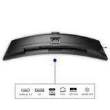 Philips 49B2U6900CH/00 computer monitor 124 cm (48.8") 5120 x 1440 pixels Dual QHD LCD Black