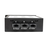 Tripp Lite N484-3M8L12S 40/100Gb Singlemode Fiber Breakout Cassette, 40Gb to 4 x 10Gb, 100Gb to 4 x 25Gb, (x3) 8-Fiber MTP/MPO (APC) to (x12) LC (UPC) Duplex 9/125, N484 Chassis
