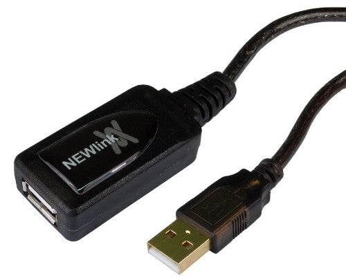 Cables Direct 20m USB 2.0 Active Repeater USB cable 0.48 Gbit/s Black