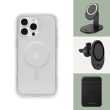 OtterBox Symmetry Series Clear for MagSafe for iPhone 15 Pro Max, Stardust (Clear Glitter)