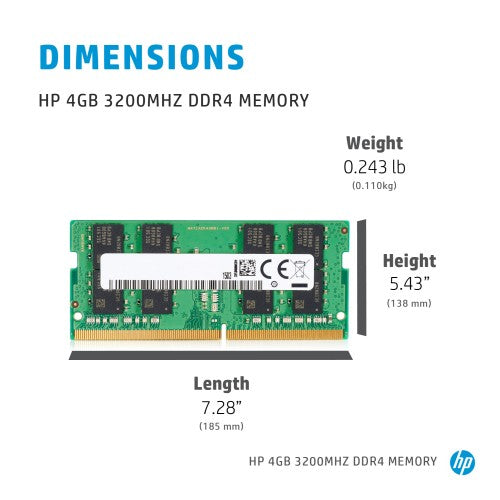 HP 286H5AA memory module 4 GB 1 x 4 GB DDR4 260-pin SO-DIMM