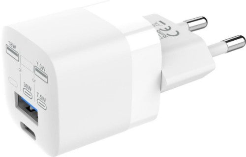 Vision TC-PUSBEU/30 mobile device charger Laptop, Smartphone, Tablet White AC Fast charging Indoor