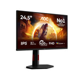 AOC G4 25G4KUR computer monitor 62.2 cm (24.5") 1920 x 1080 pixels Full HD LED Black, Red