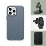 OtterBox Symmetry Series Clear for MagSafe for iPhone 15 Pro, Bluetiful (Blue)