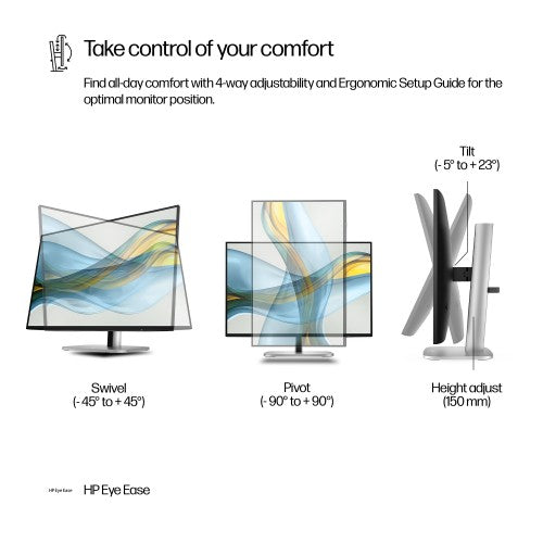 HP Series 5 Pro 24 inch WUXGA Monitor - 524pn PVC Free