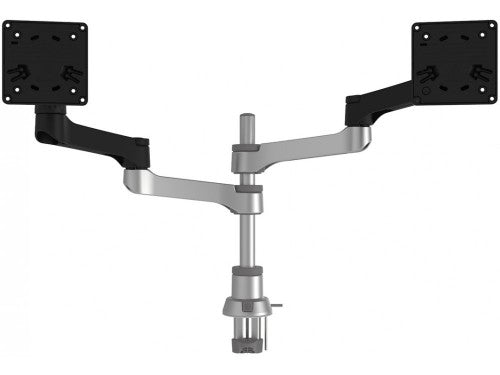 R-Go Tools Monitor arm R-Go Zepher Dual, for two monitors, fully adjustable, 0- 8 kg load capacity, 100% circular, black