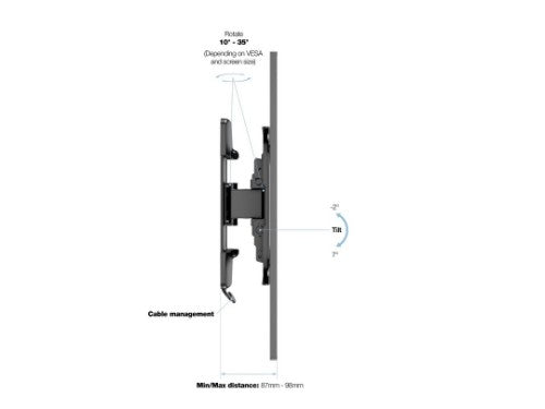 Multibrackets M VESA Flexarm Tilt & Turn I