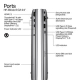 HP Z8G2I14 U9 386H 14 64GB/1T PC Copilot+ PC Intel Core Ultra 9 DDR5-SDRAM 1 TB SSD Windows 11 Pro Workstation AI Workstation, AI PC Silver