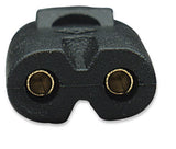 Manhattan Power Cord/Cable, UK 3-pin plug to C7 Female (figure of eight), 1.8m, 13A, Black, Lead, Lifetime Warranty
