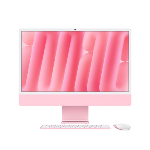 Apple iMac Apple M M4 59.7 cm (23.5") 4480 x 2520 pixels All-in-One PC 16 GB 256 GB SSD macOS Sequoia Wi-Fi 6E (802.11ax) Pink