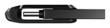 SanDisk Ultra Dual Drive USB flash drive 128 GB USB Type-A / USB Type-C 3.2 Gen 1 (3.1 Gen 1) Black, Silver