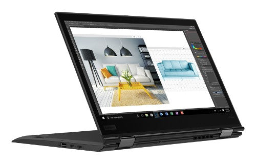 T1A Lenovo ThinkPad X1 Yoga (3rd Gen) Refurbished Intel® Core™ i7 i7-8650U Hybrid (2-in-1) 35.6 cm (14") Touchscreen Full HD 16 GB LPDDR4x-SDRAM 512 GB SSD Wi-Fi 6 (802.11ax) Windows 11 Pro UK English Black