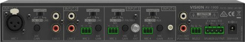 Vision AV-1900 audio amplifier Home Black